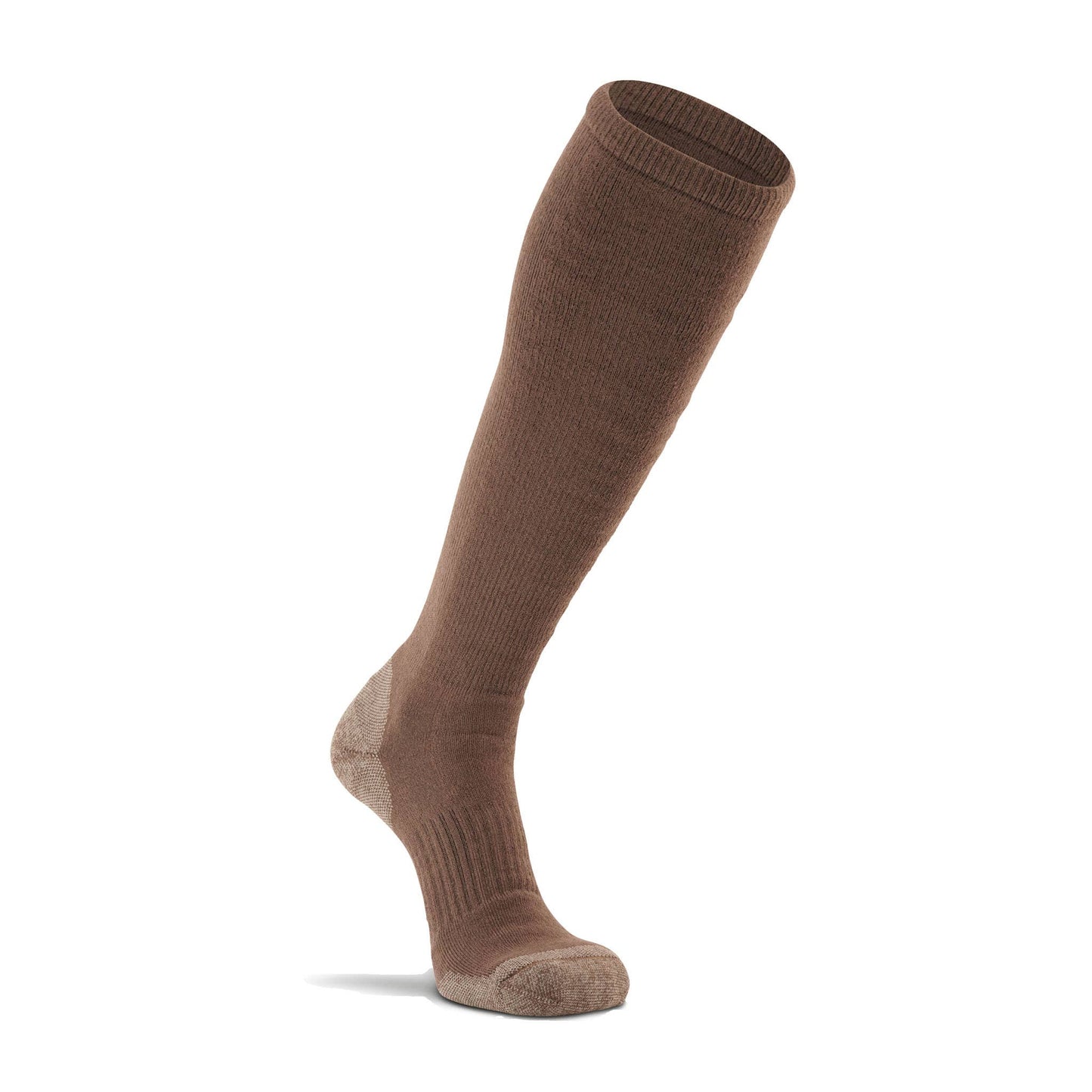 Fatigue Fighter Lightweight Over-the-Calf Military Sock: Coyote Brown / Medium