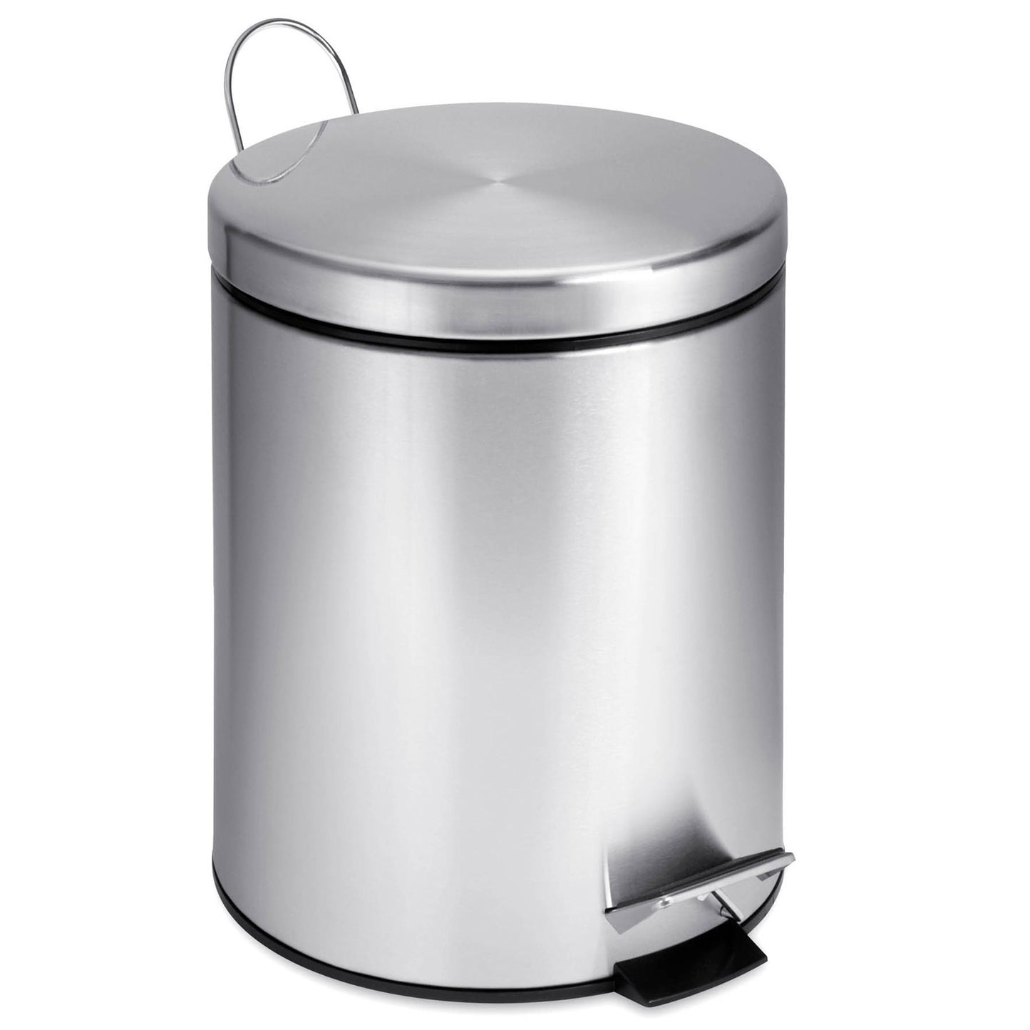 WASTE CAN STAINLESS STEEL 1.3GAL
