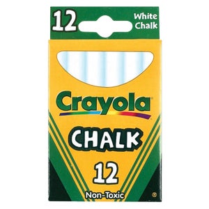 Crayola White Chalk (12-Count)