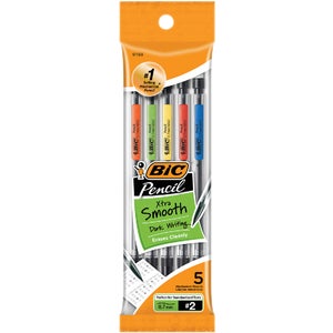 BIC Xtra Smooth Medium Point Mechanical Pencil (5-Pack)