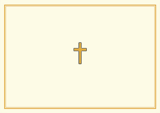 GOLD CROSS NOTE CARDS