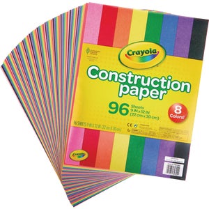 Crayola 9 In. x 12 In. Construction Paper (96 Sheets)