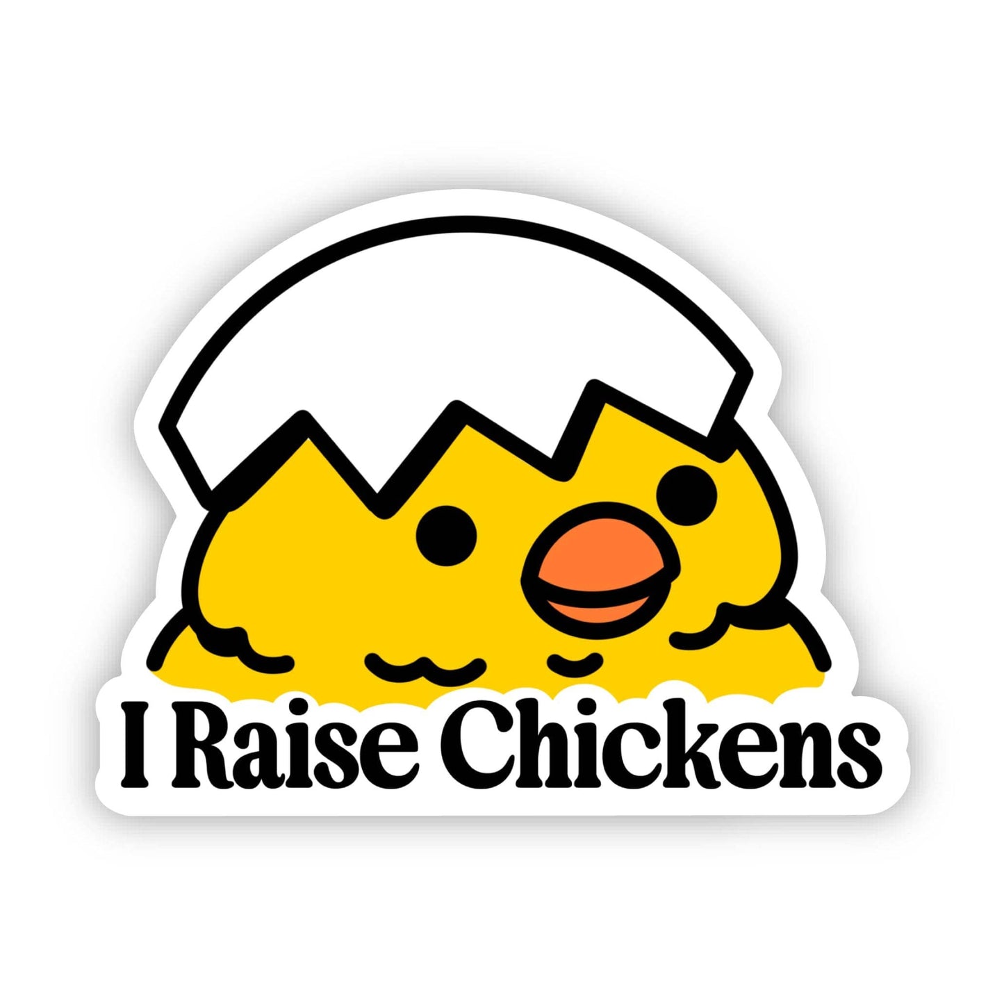 I Raise Chickens Sticker