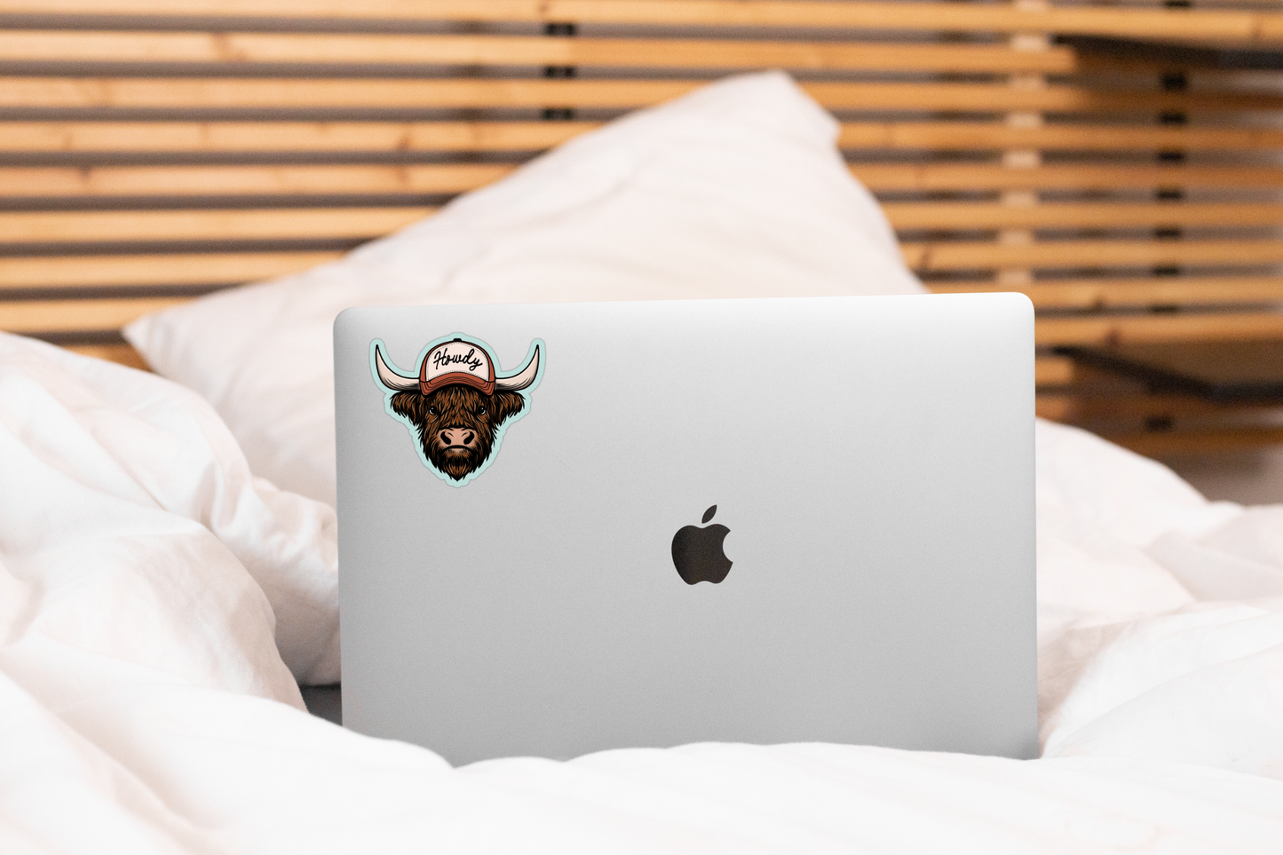 Howdy Cow Sticker