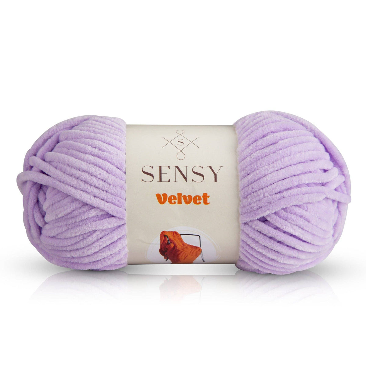 Sensy Velvet Yarn: Lilac / 1 Skein