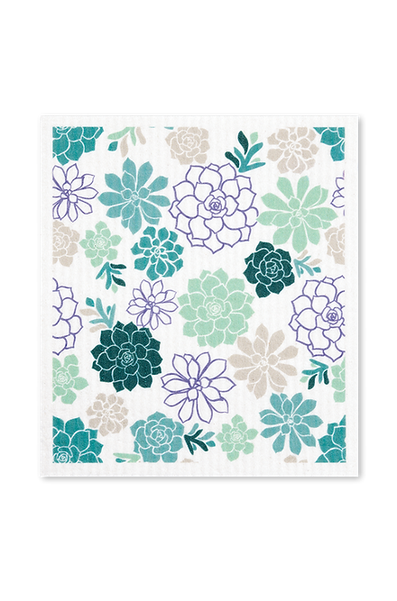 SPONGE CLOTH - SUCCULENTS