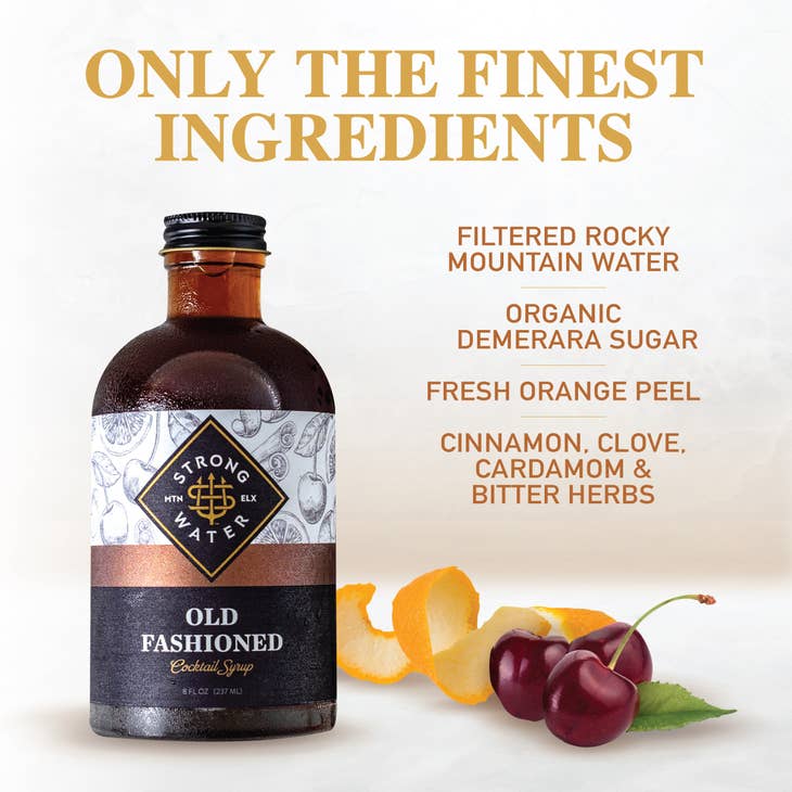 OLD FASHIONED COCKTAIL SYRUP 8 OZ
