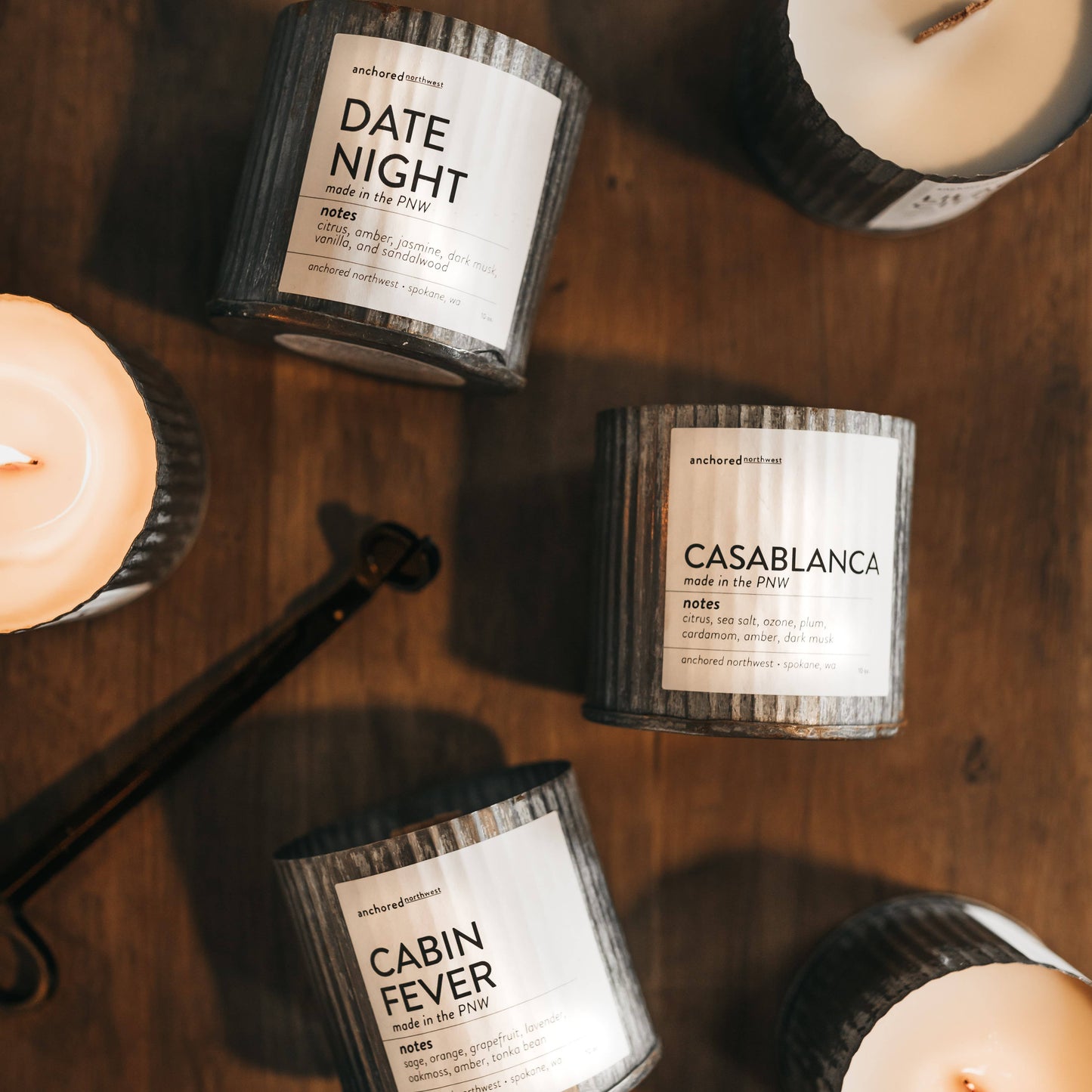 Boyfriend Wood Wick Rustic Farmhouse Soy Candle: 10oz