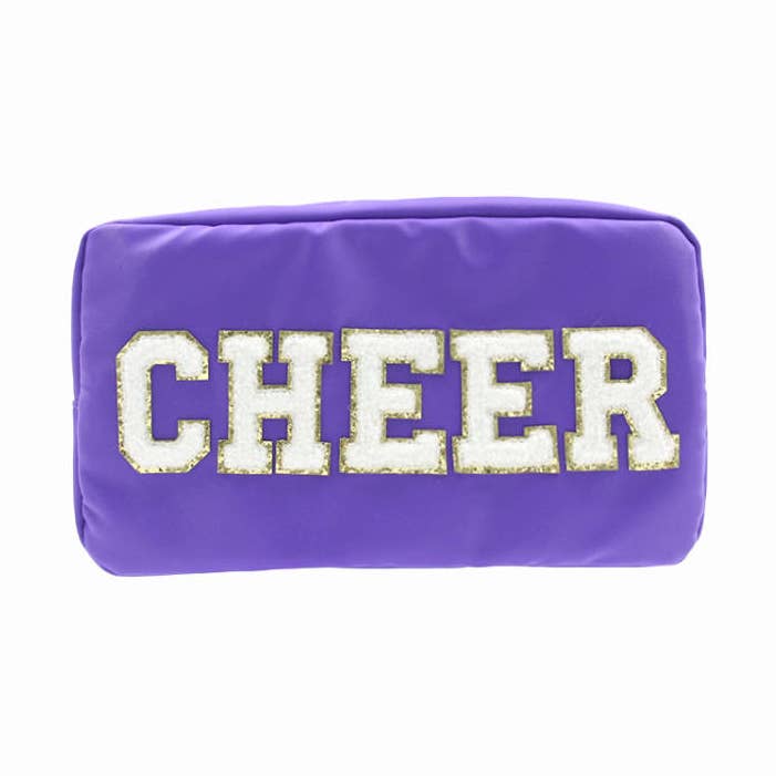 Varsity Collection Cosmetic Bag Cheer Tumbling Chenille
