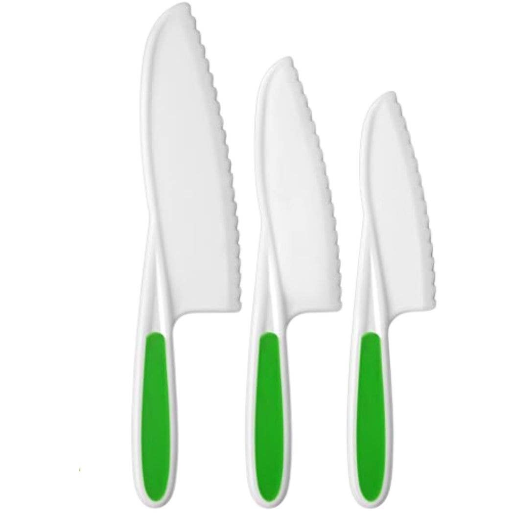 Safety Knife Set for Kids - 3 Piece: Red