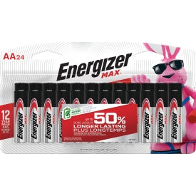 BATTERIY ALKALINE MAX AA 24PK