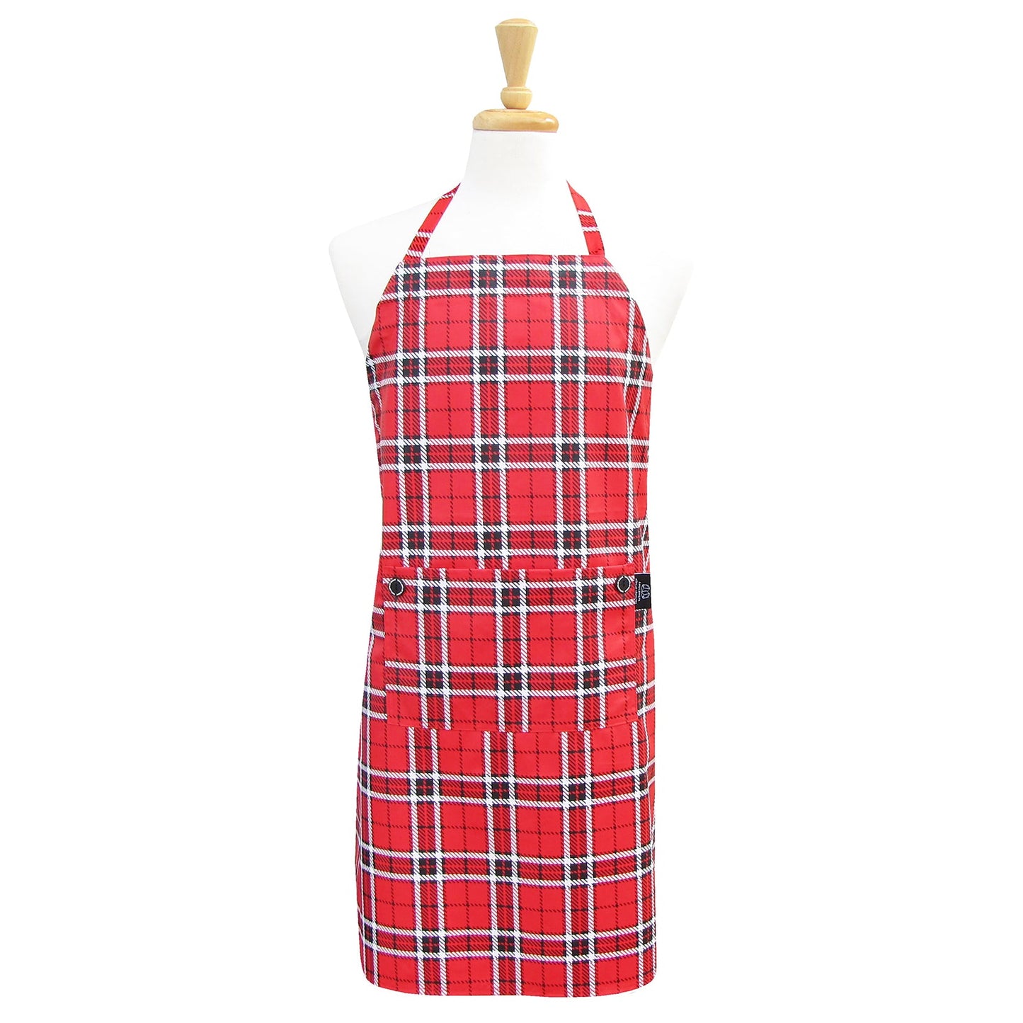 Red Plaid Chef Apron