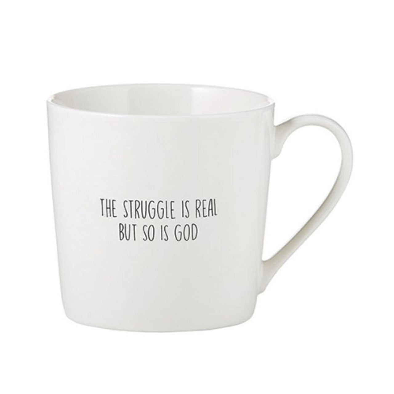 Cafe Mug - The Struggle Is Real But So Is God