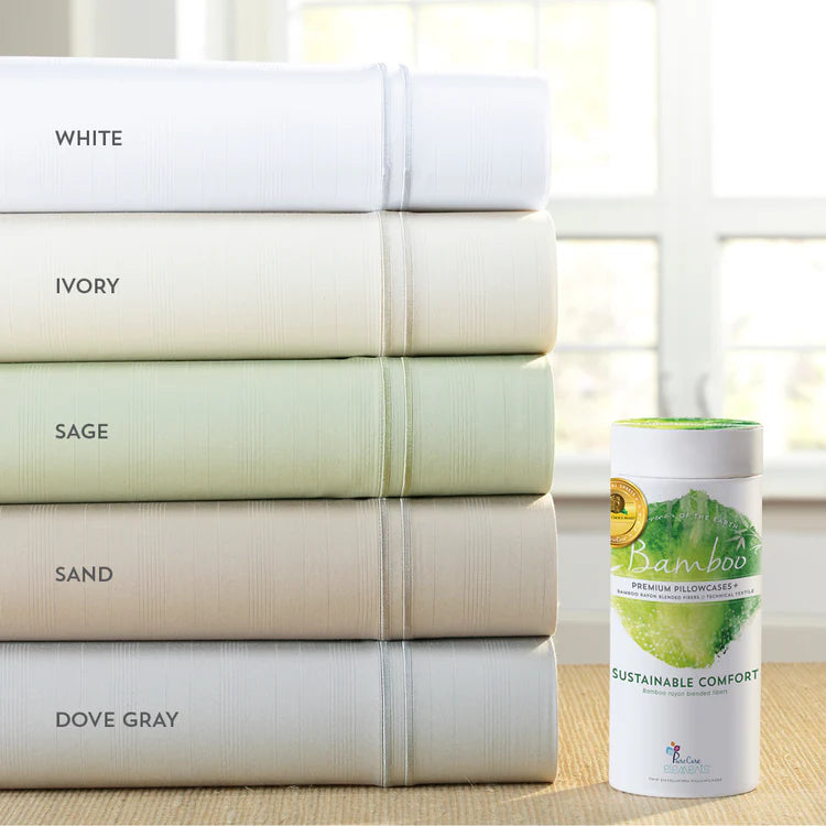 ELEMENTS BAMBOO SHEET SET Sage TWIN