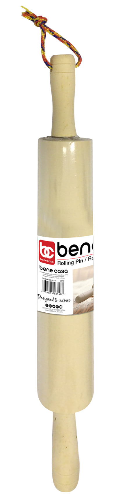 ROLLING PIN 18" WOODEN