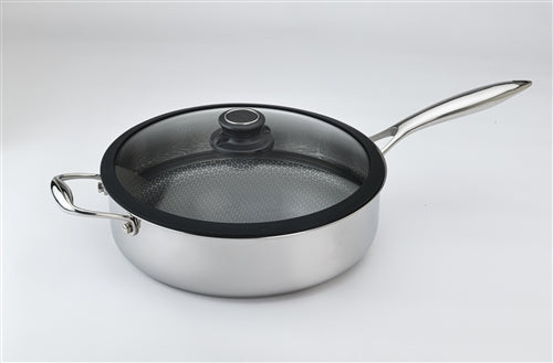 Black Cube Quick Release Saute Pan w/ Lid, 11"