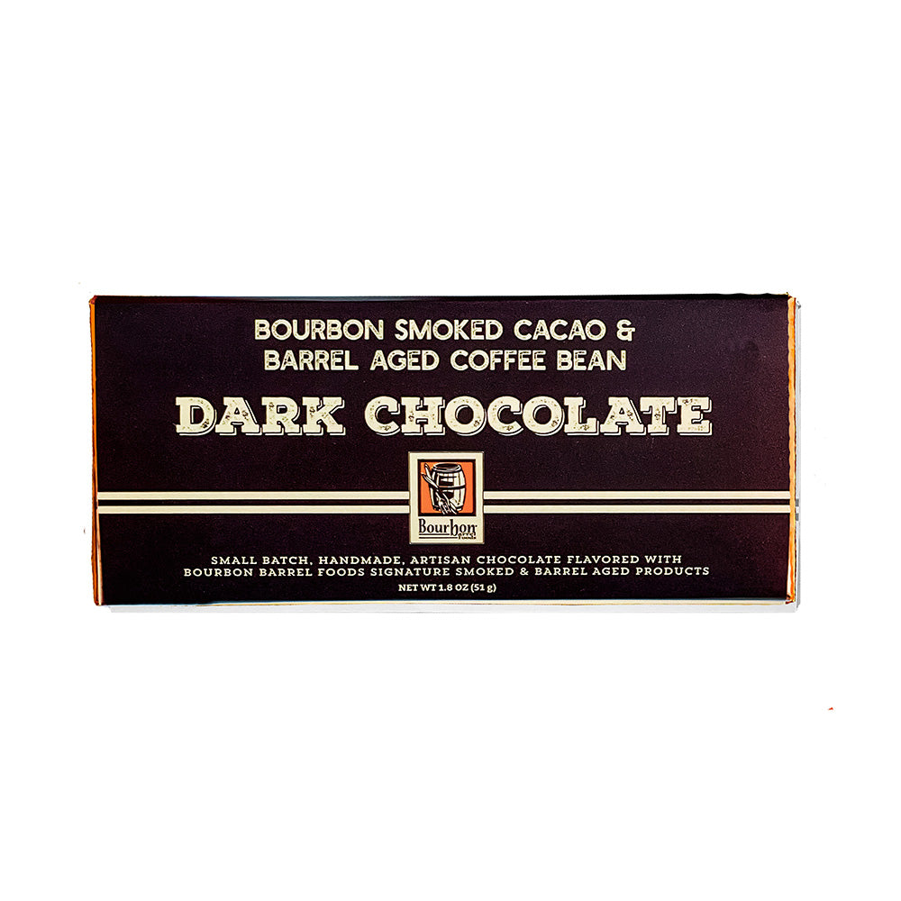 Bourbon Smoked Cacao & Barrel Aged Coffee Bean Dark Chocolate