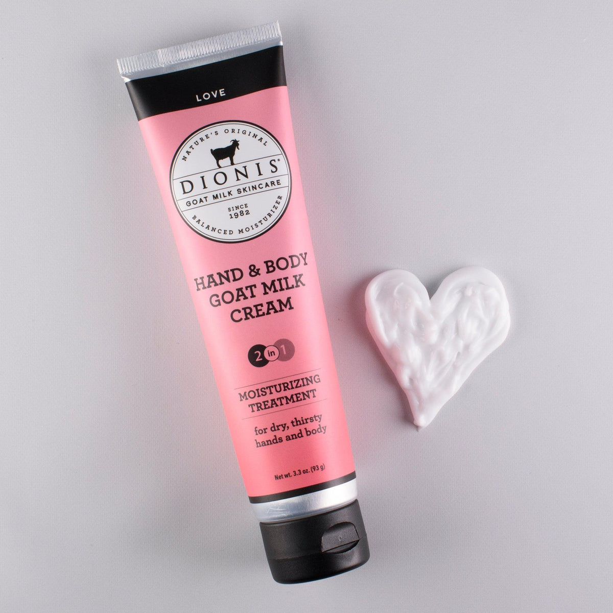Love Hand & Body Goat Milk Cream 3.3 oz