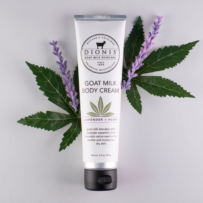 LAVENDER + HEMP BODY CREAM, 3.3 OZ