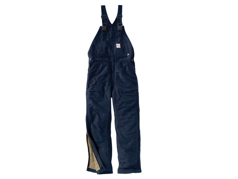 101626-410 CARHARTT MENS – FLAME RESISTANT FLAME-RESISTANT DUCK QUILT-LINED BIB OVERALL