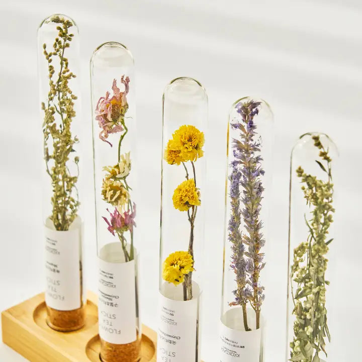Combination Flower Tea Stick Gift Set (1 Set = 5 Sticks)