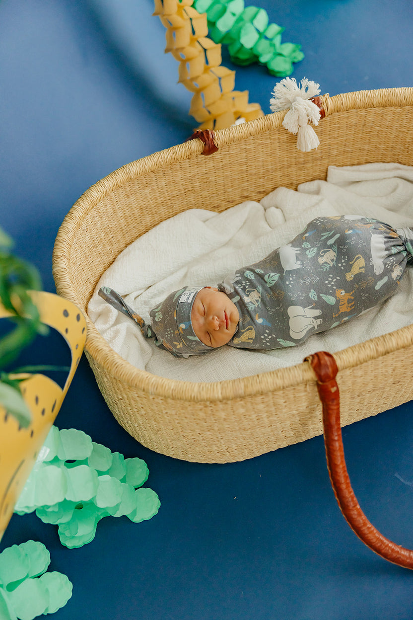 BENGAL TOP KNOT HAT 0-4MO