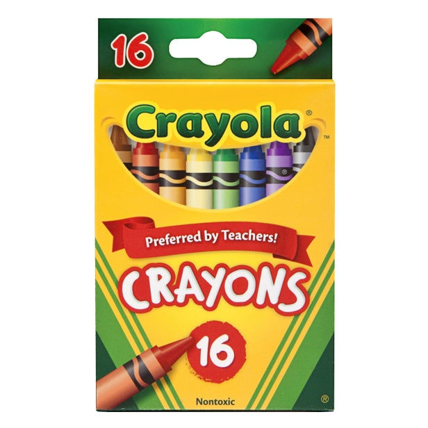 CRAYOLA CRAYONS 16 CT