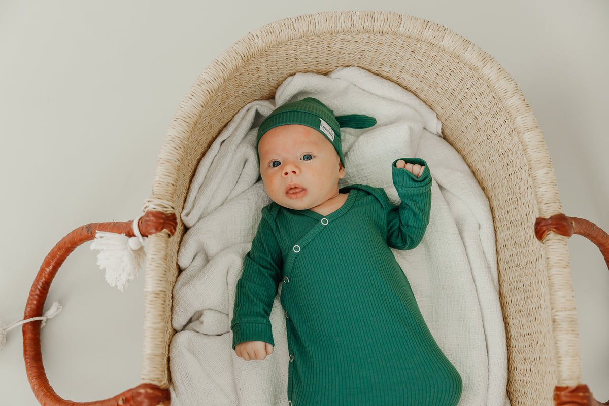 BALSAM NEWBORN KNOTTED GOWN
