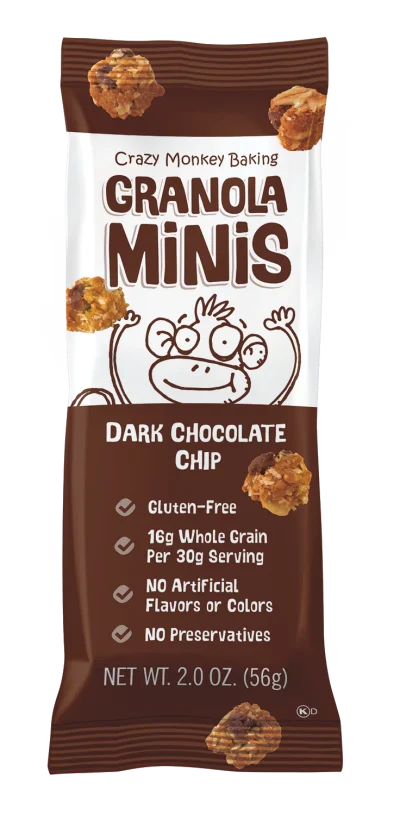 MONKEY BITES GRANOLA 2 OZ ~ ASSORTED FLAVORS
