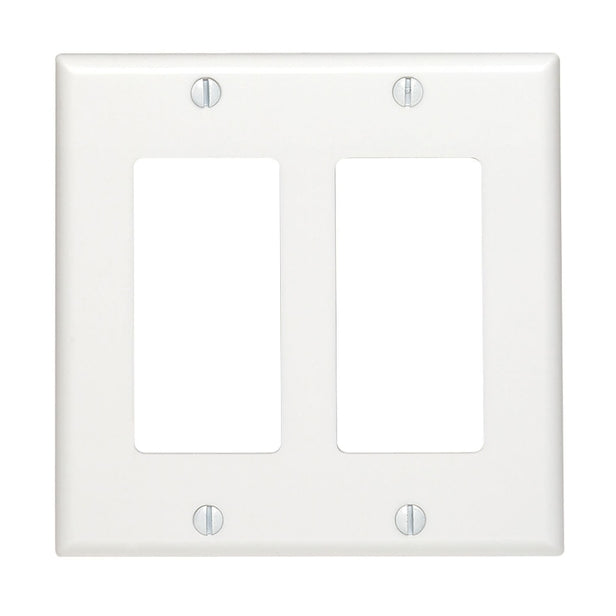 Double Gang Receptacle Plate