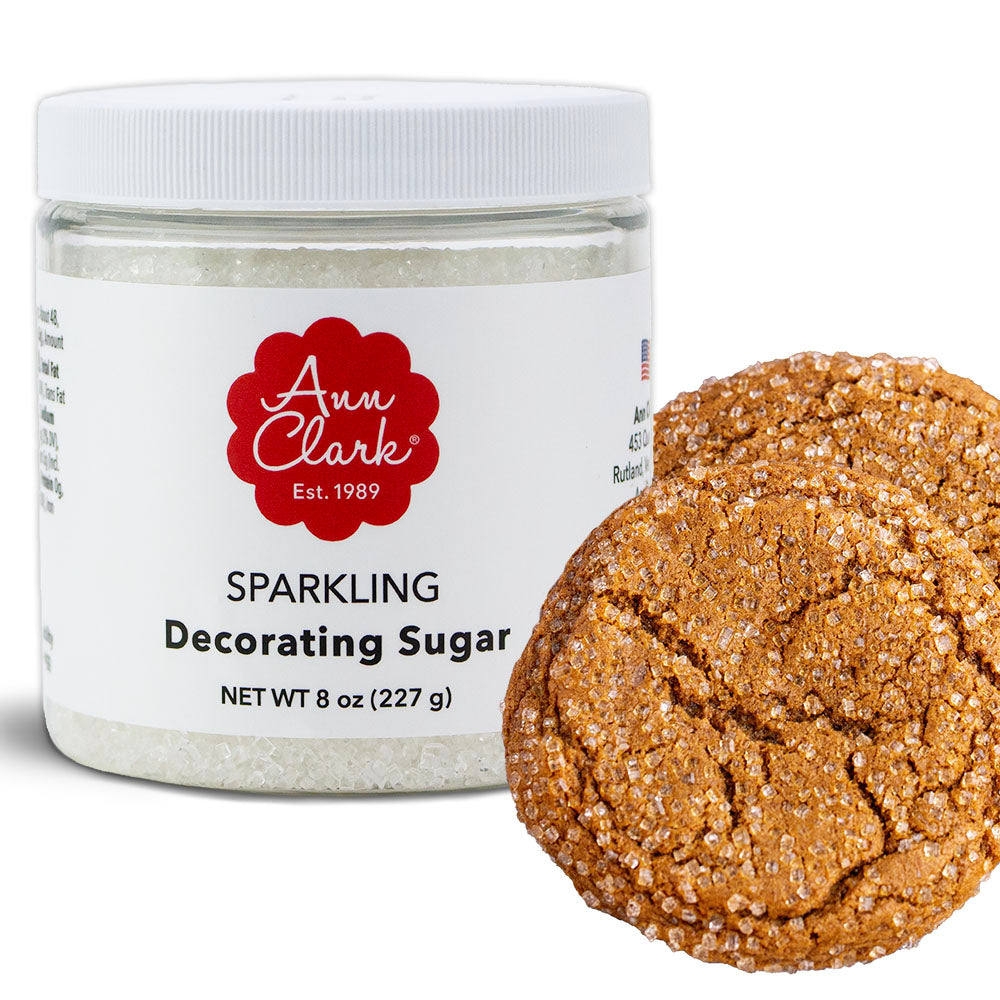 Ann Clark Sparkling Sugar White Decorating Sugar