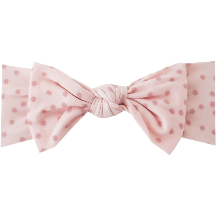 DOTTIE KNIT HEADBAND BOW