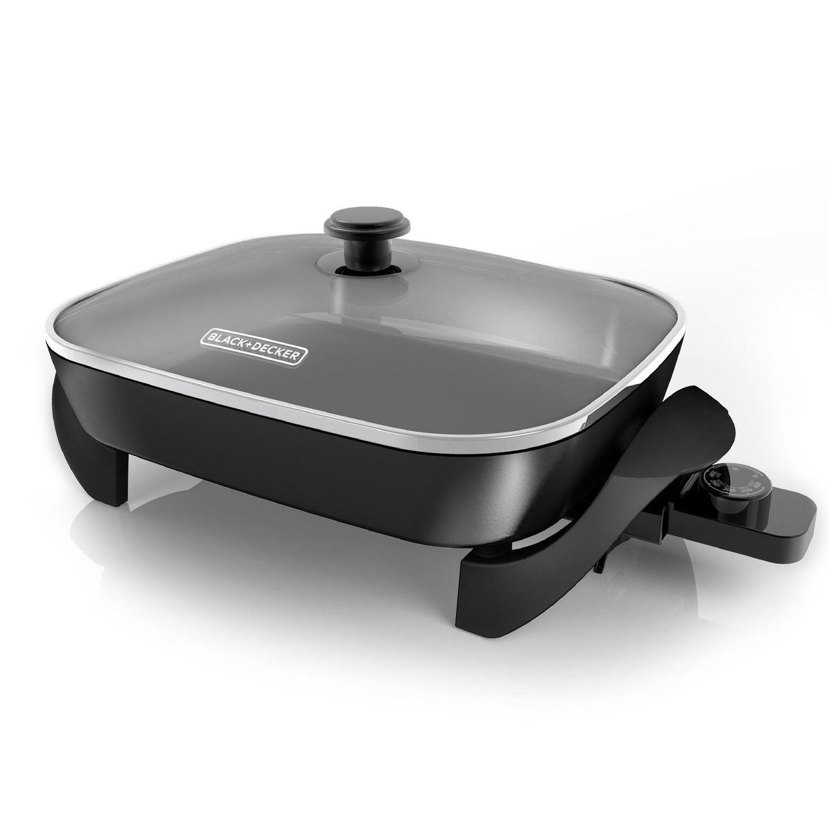 Black & Decker 12 In. x 15 In. Electric Skillet with Glass Lid