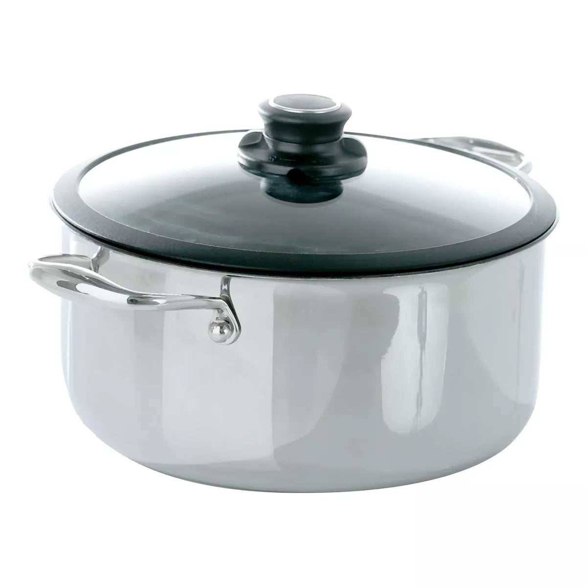 BLACK CUBE QUICK RELEASE STOCKPOT W/ LID, 11", 7.5 QT