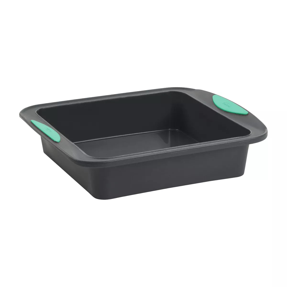 Trudeau Pro Mint and Gray Structure Silicone 8 Inch Square Cake Pan