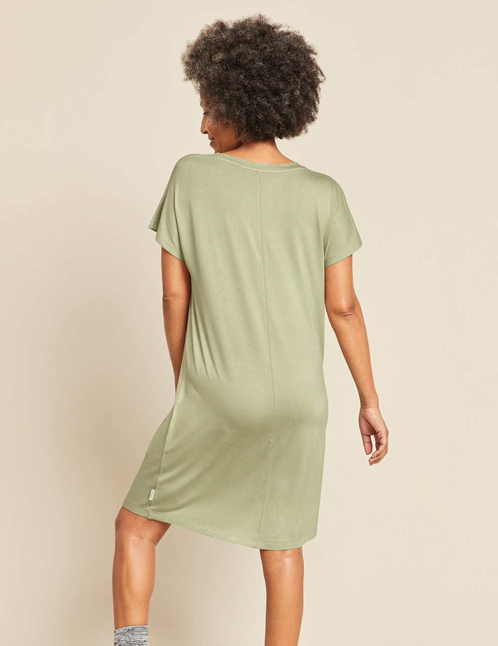 BOODY GOODNIGHT NIGHTDRESS, SAGE