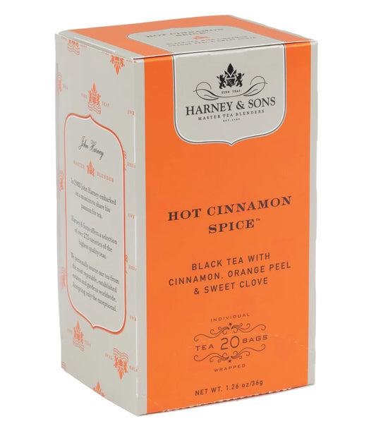 HOT CINNAMON SPICE TEA BAGS 20 CT