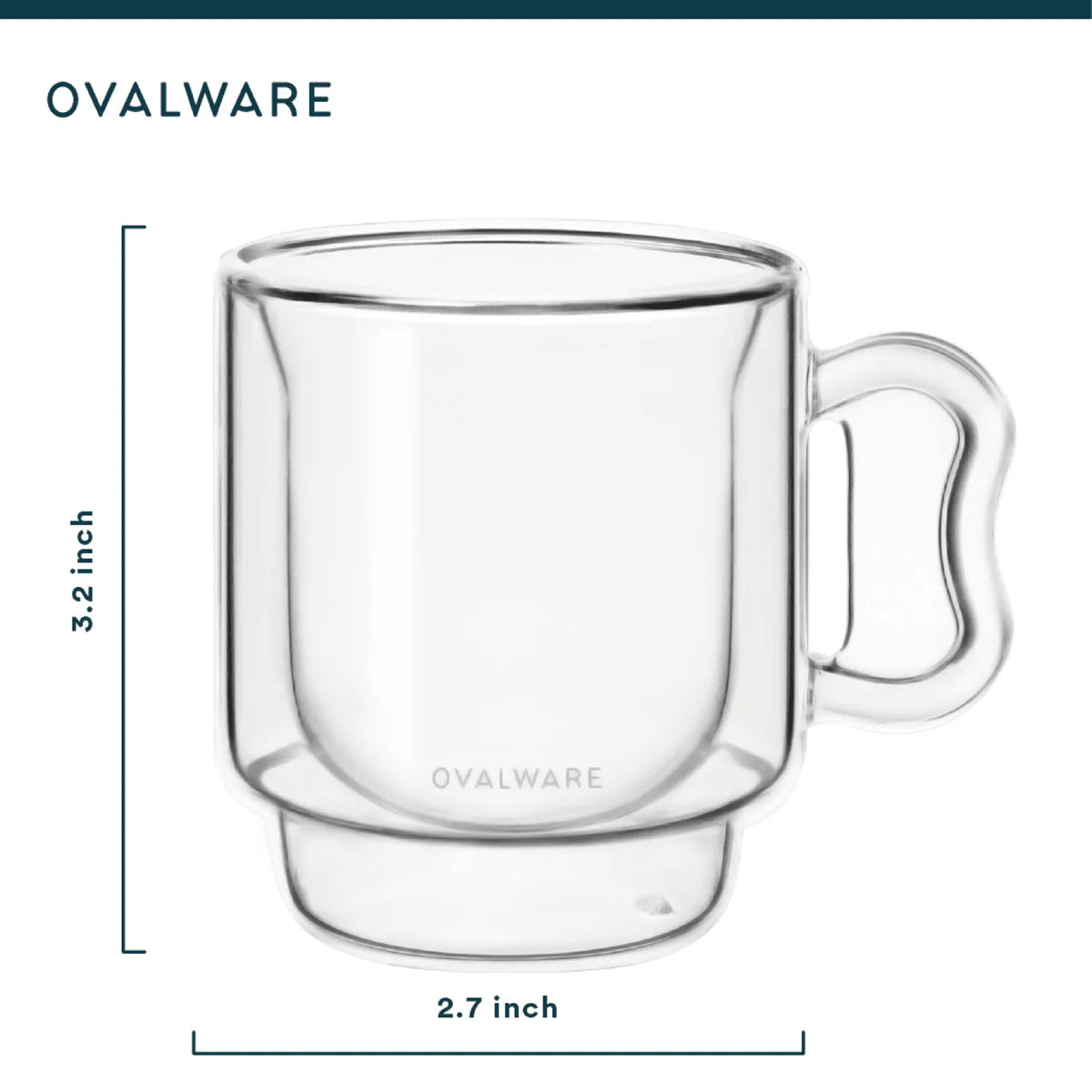 RJ3 DBL WALL ESPRESSO CUPS SET/2
