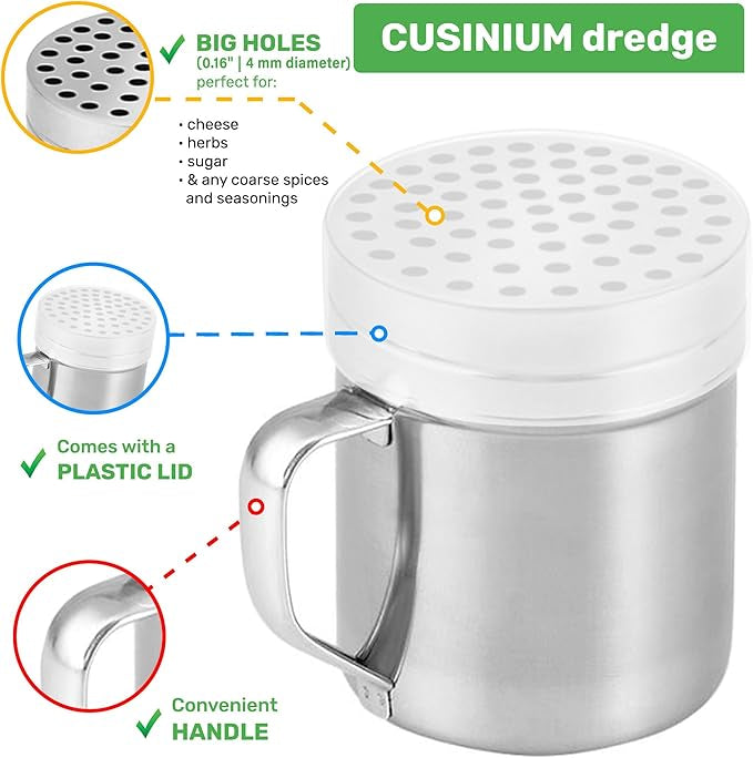 CHEESE SHAKER WITH PLASTIC COVER