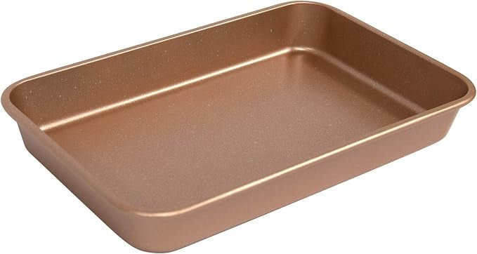 7X11 BROWNIE PAN ROSE GOLD GRANITE