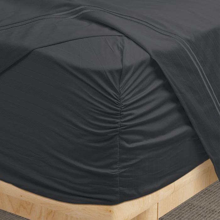 ELEMENTS BAMBOO QUEEN SHEET SET SHADOW