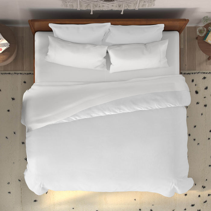 ELEMENTS BAMBOO QUEEN SHEET SET WHITE