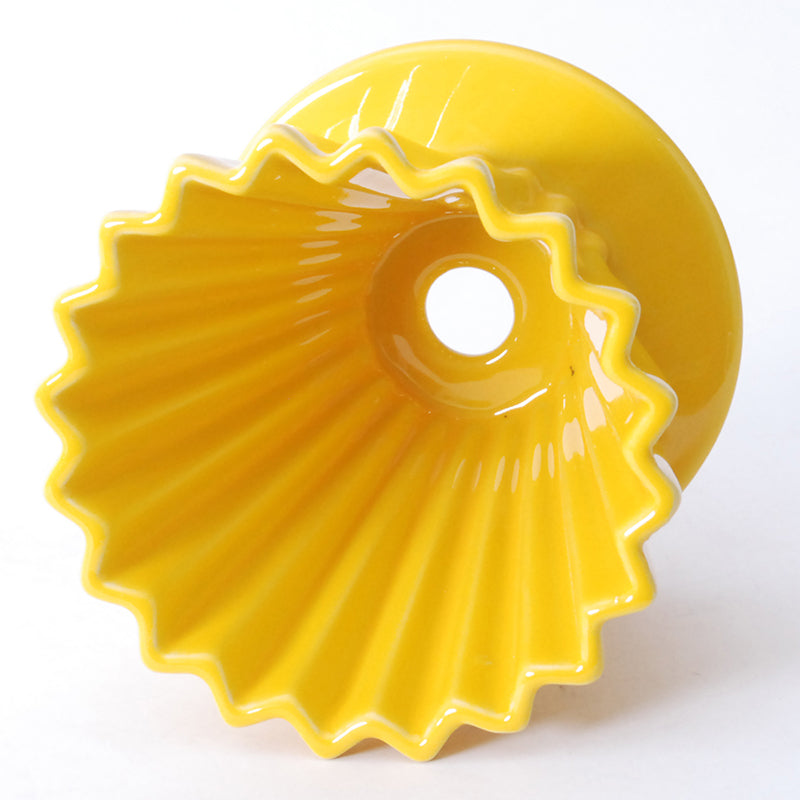 4.5" x 3.5" H COFFEE DRIPPER- YELLOW