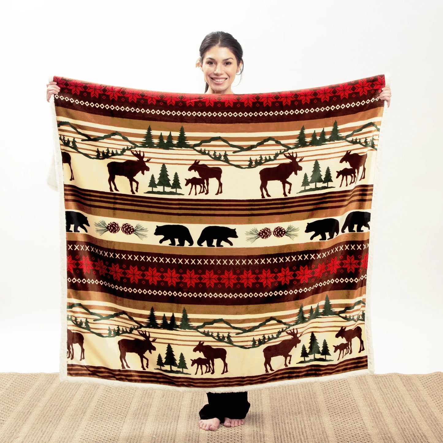 JP513 Carsten's Hinterland Plush Throw Blanket
