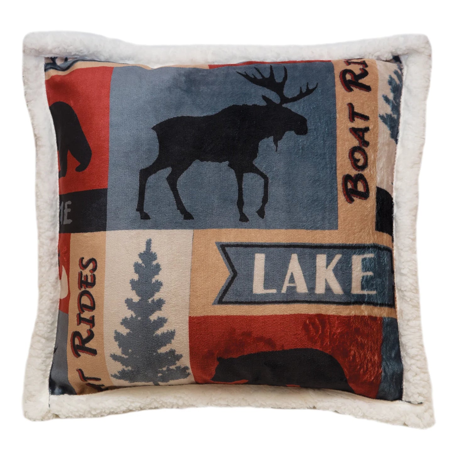 JP707-P Carsten's Lake Plush Sherpa Pillow