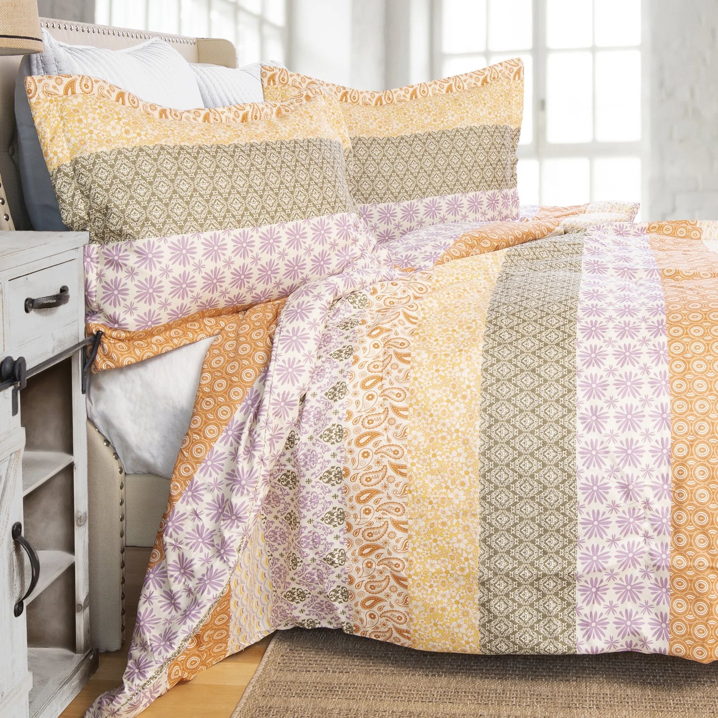 JQ487 Carsten's Pastel Prairie Comforter King
