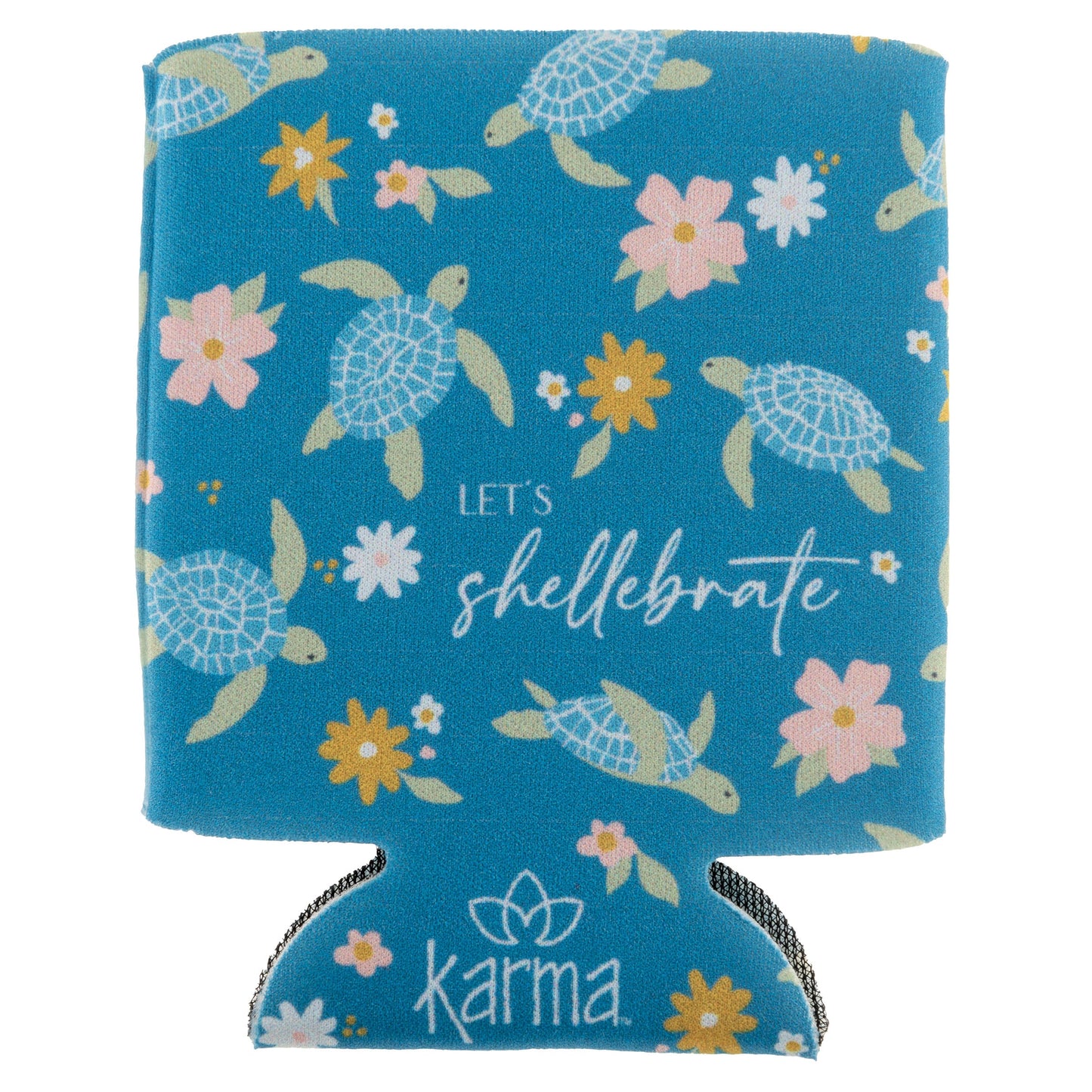 LET'S SHELLEBRATE TURTLE CAN COOLER
