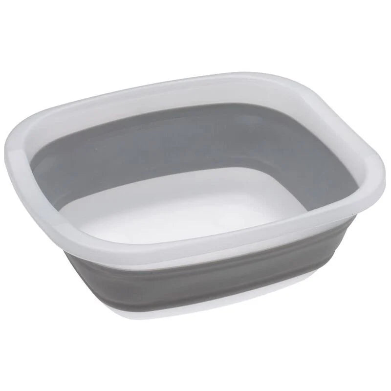 Collapsible Tub - White/Grey