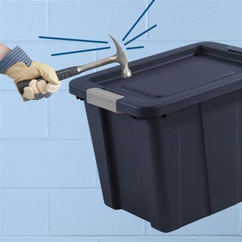 TOTE NAVY LATCH LID 18GAL