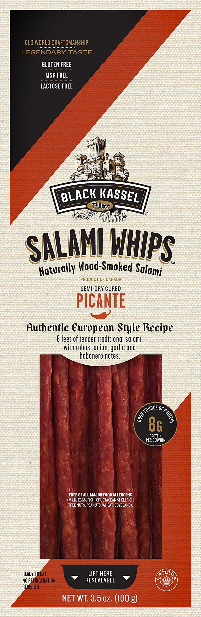 Black Kassel Salami Whips